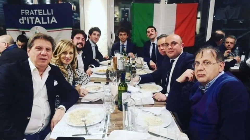 i vertici locali di FdI alla cena