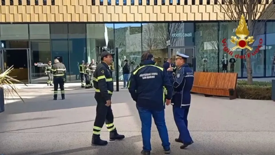 i Vigili del Fuoco sul posto