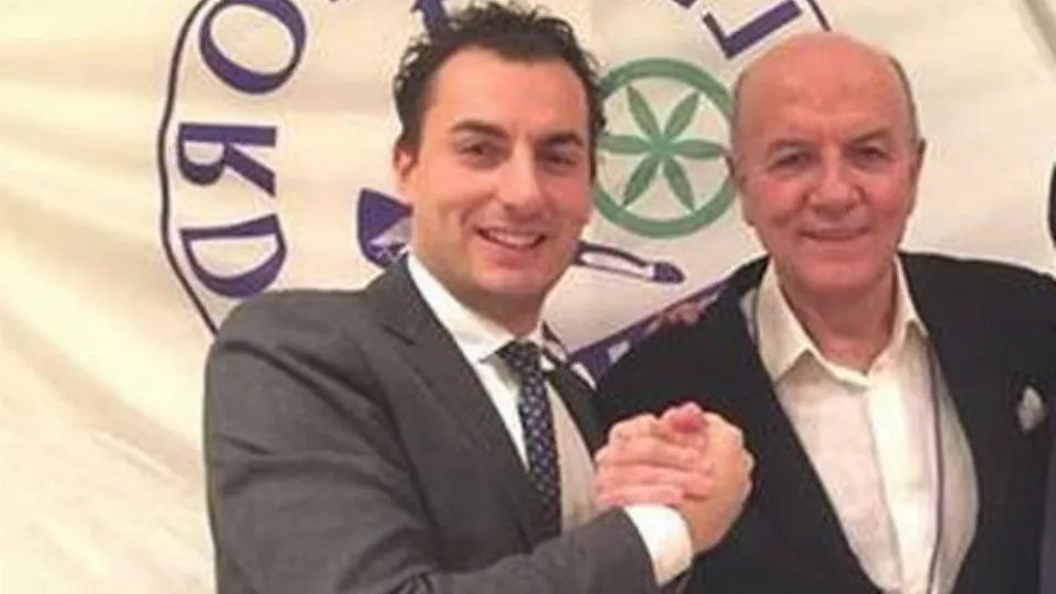 Oscar Fabbri con Morrone qualche anno fa