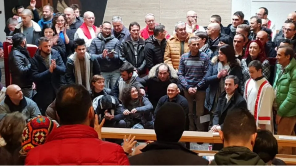 una festa del riconoscimento degli anni scorsi con il vescovo lambiasi