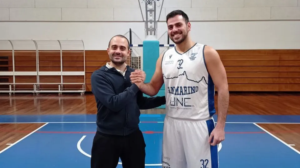 Francesco Fusco con coach Porcarelli