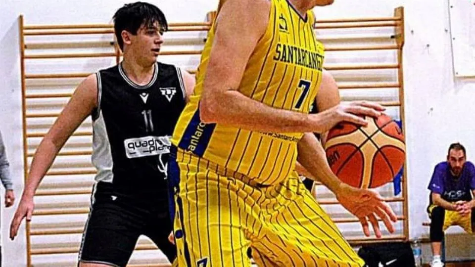 “Gelo” Rusin con la maglia della Santarcangiolese