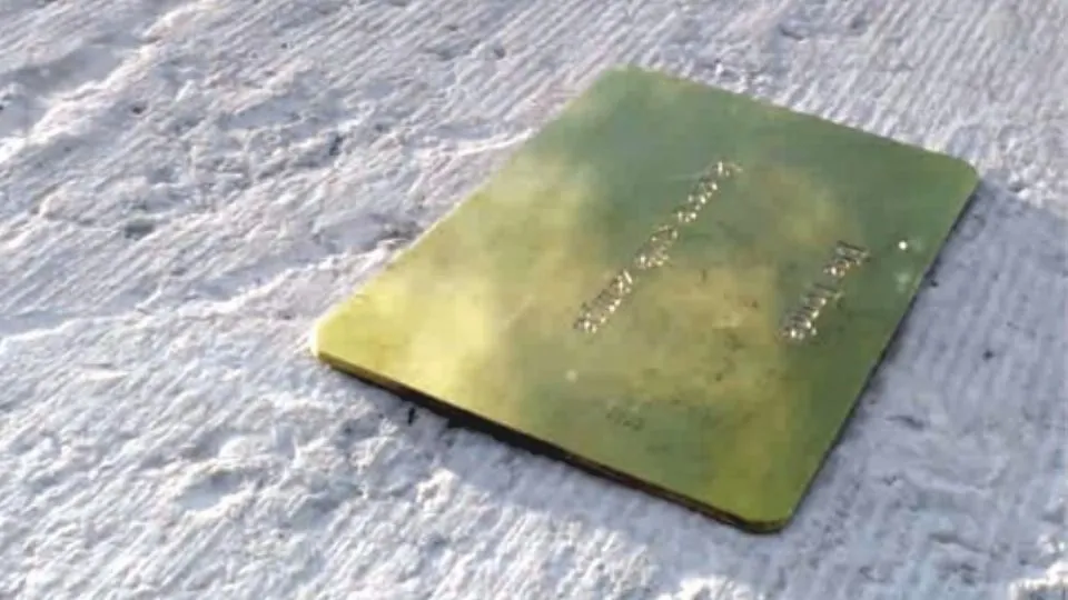 la targa sulla Palata
