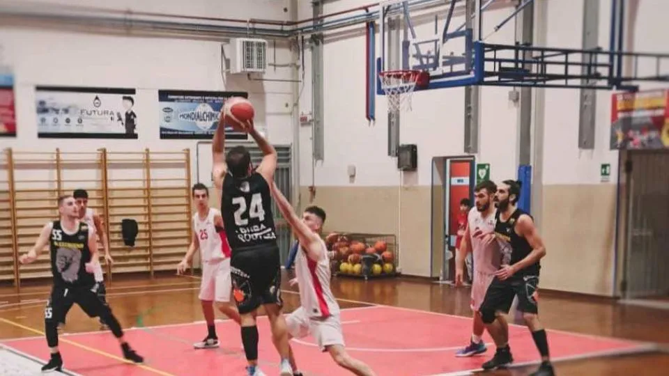 Bianconeriba in fase di tiro