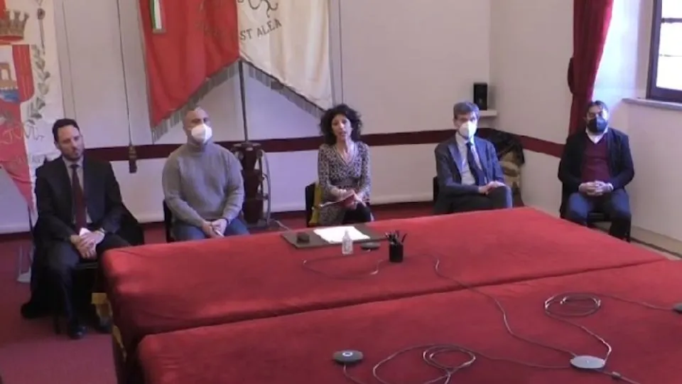 la conferenza stampa di presentazione

