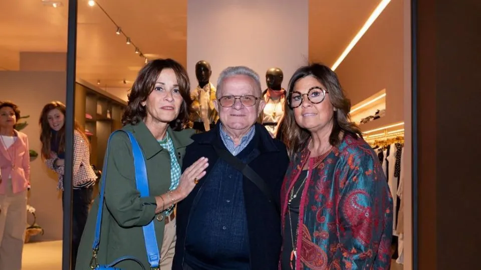 Luigi Cevoli con le figlie