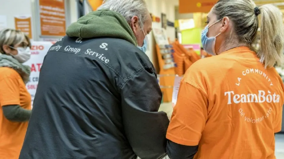 volontarie del Team Bòta