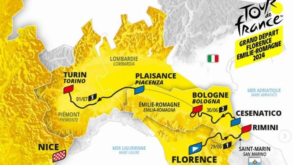 le tappe italiane
