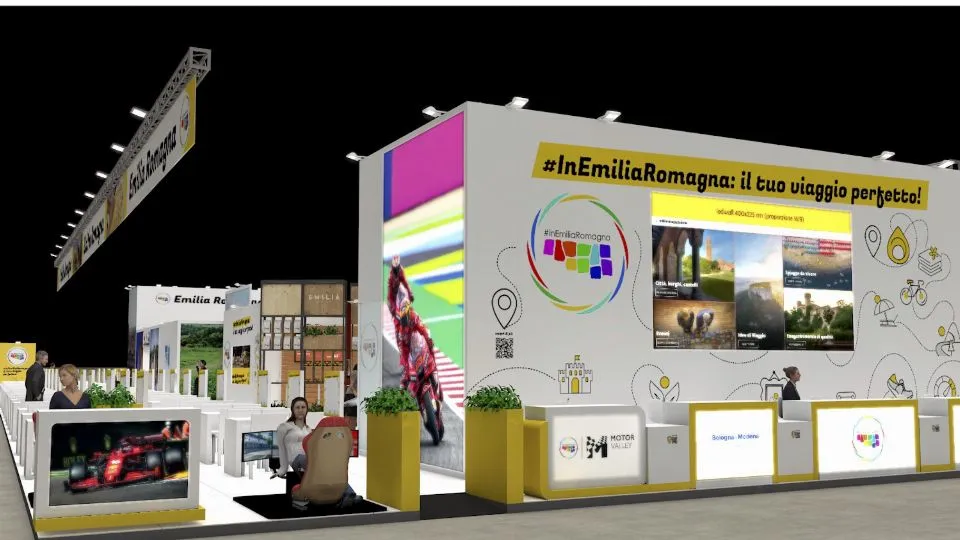lo stand dell’Emilia-Romagna
