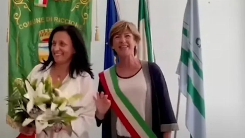 Tosi e Angelini il giorno del passaggio di consegne