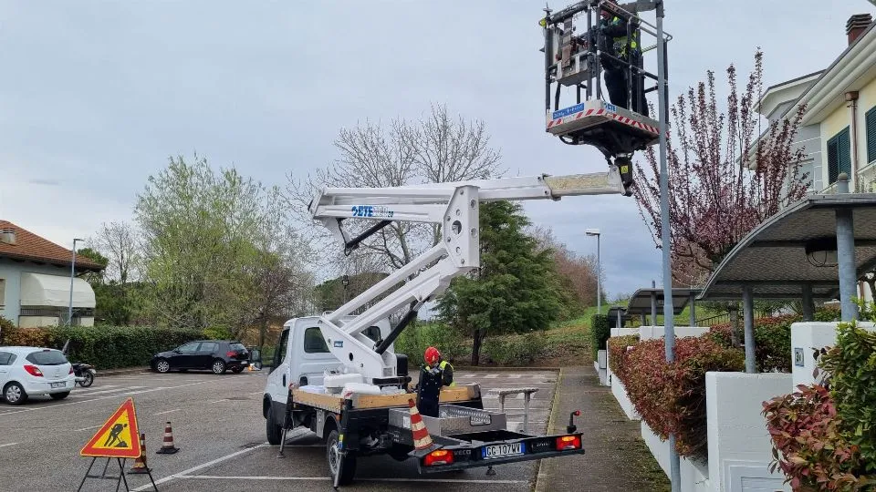 lavori all’impianto di illuminazione