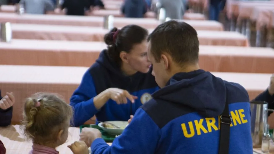 una famiglia ucraina
