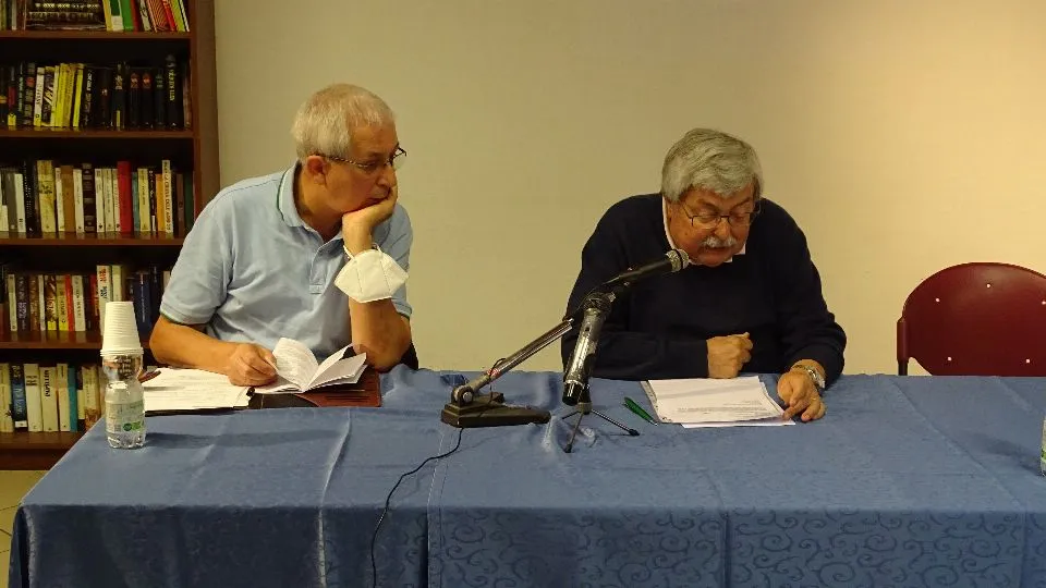 Alberto Capra e Luciano Bianchini durante l’inaugurazione del nuovo Anno Accademico