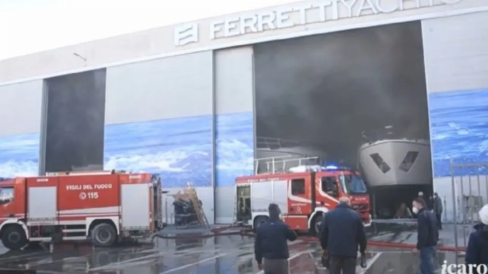 l’incendio (@Newsrimini)