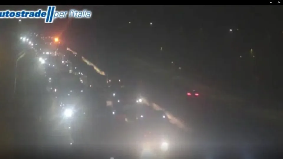 l’A14 nel pesarese (foto Autostrade)
