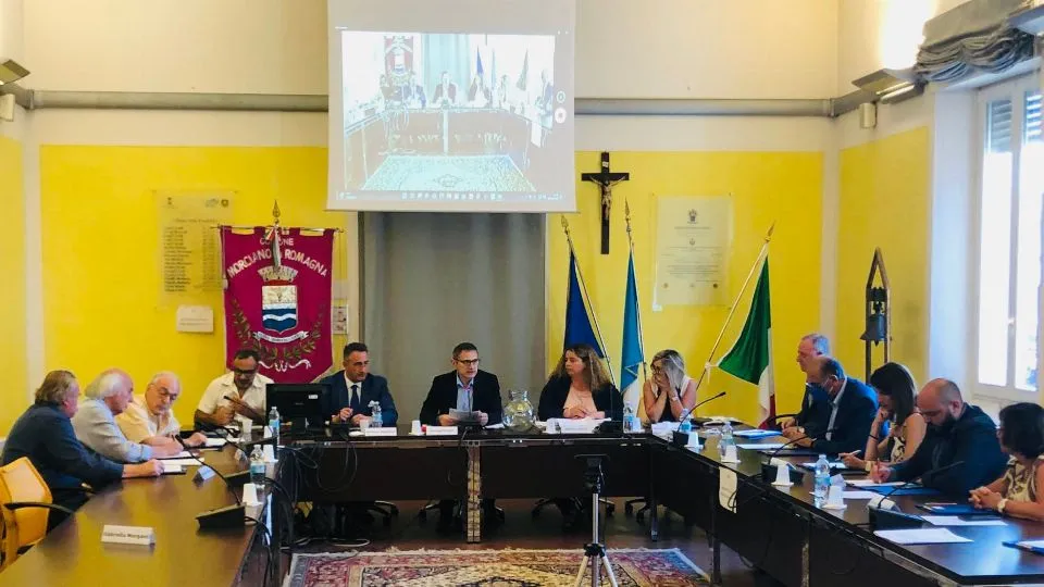 la seduta di insediamento a Morciano
