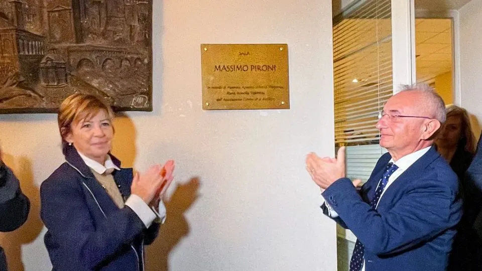la sindaca di Riccione Angelini e il presidente della provincia Santi