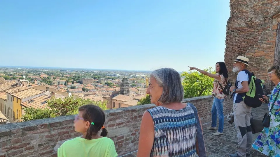 la visita alla rocca
