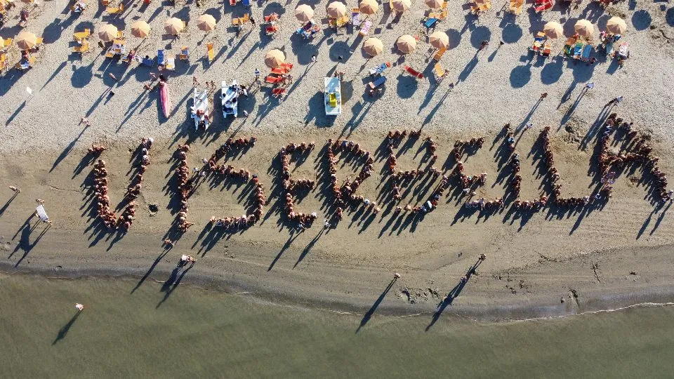la foto dal drone