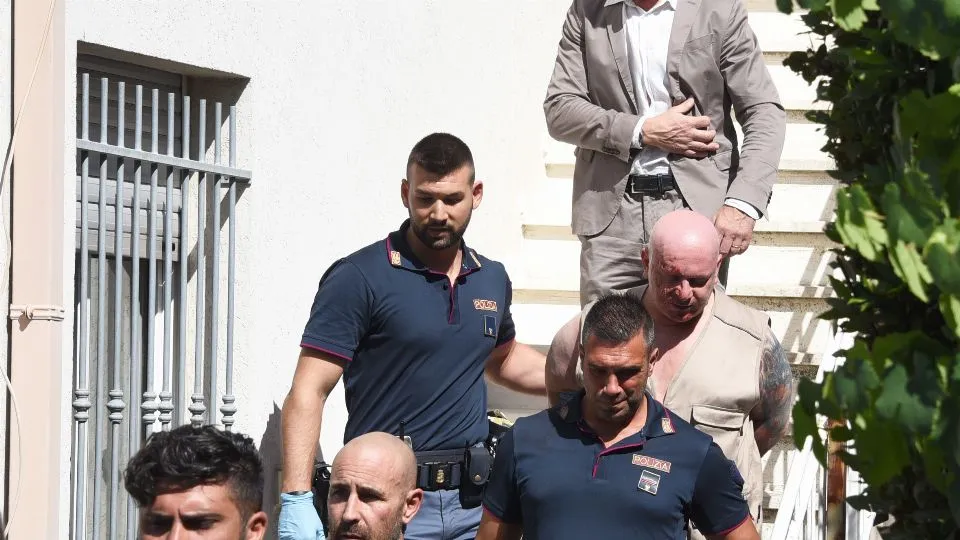 L’arresto di Simone Benedetto Vultaggio (foto Migliorini)