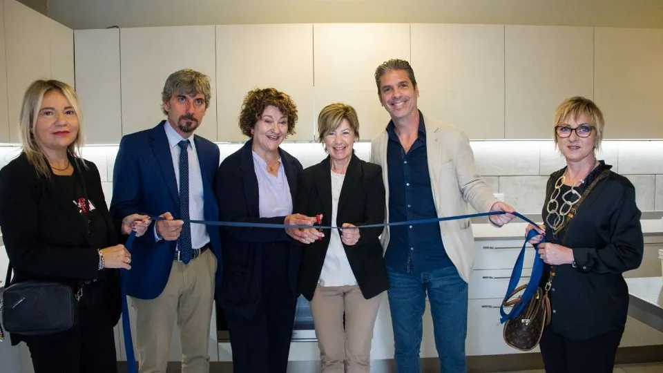 l’inaugurazione della cucina laboratorio al Centro 21