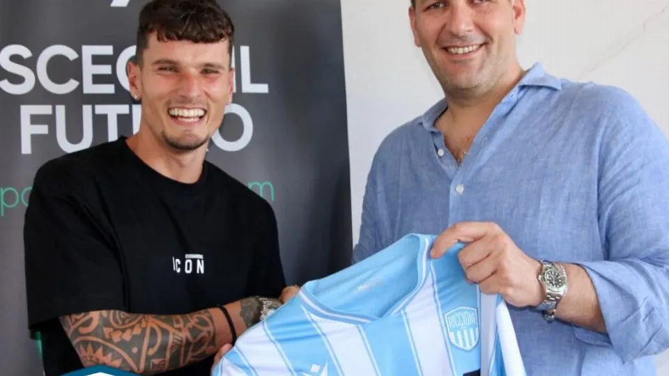 Antonio Ferrara insieme al presidente dello United Riccione Pasquale Cassese