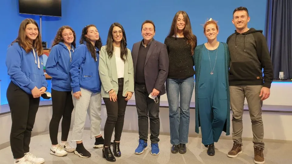 Gli ospiti in studio dell’8a puntata insieme a Roberto Bonfantini e Federica Pappacena