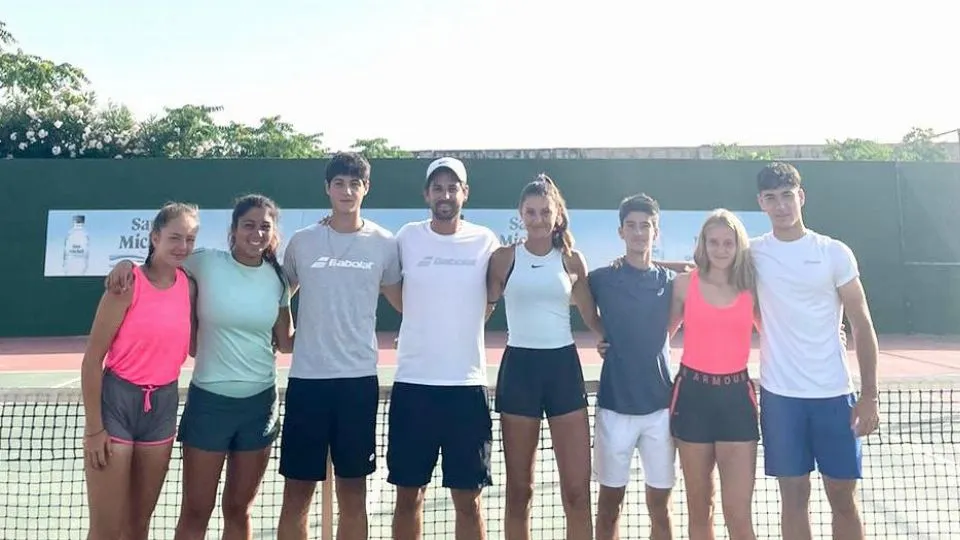 Il gruppo della Galimberti Tennis Academy all’ITF Malta