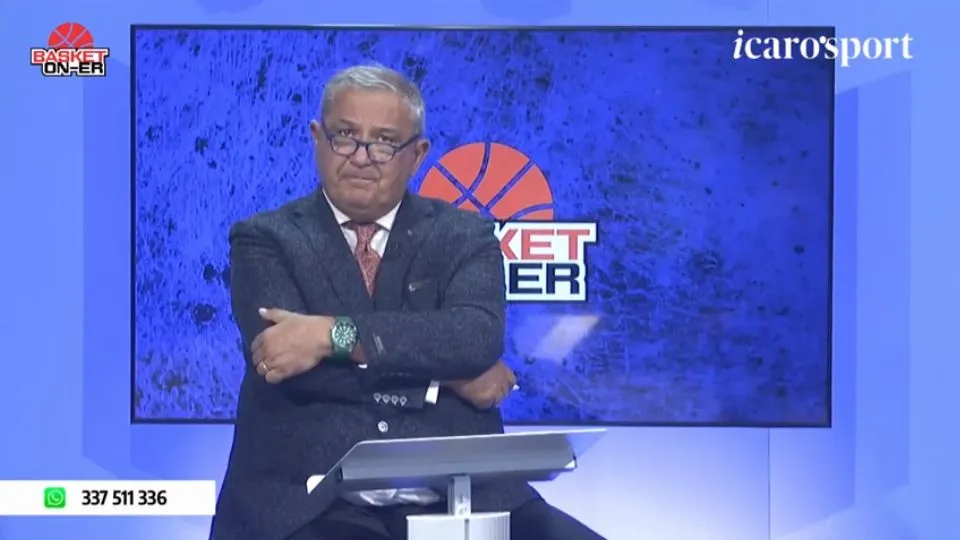Alberto Bortolotti, conduttore di Basket on-ER