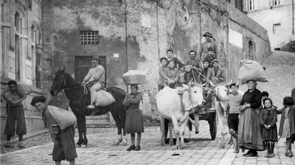 una delle foto d’epoca in mostra
