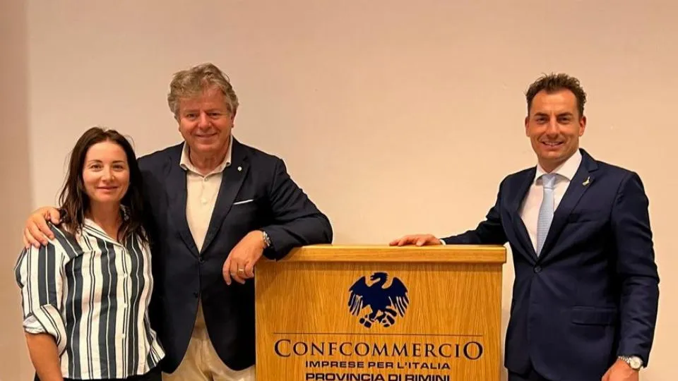 Elena Raffaelli e Jacopo Morrone con Gianni Indino