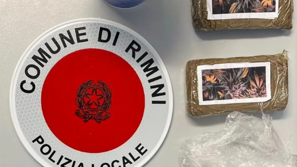 il sequestro della polizia Locale di Rimini