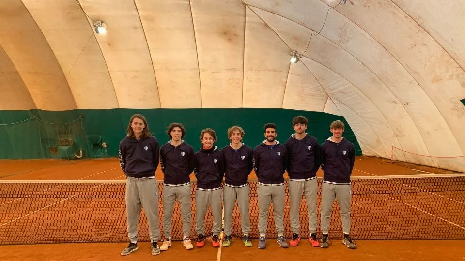 La squadra di serie C del Tc Riccione in buona parte al via nel torneo Open di Primavera