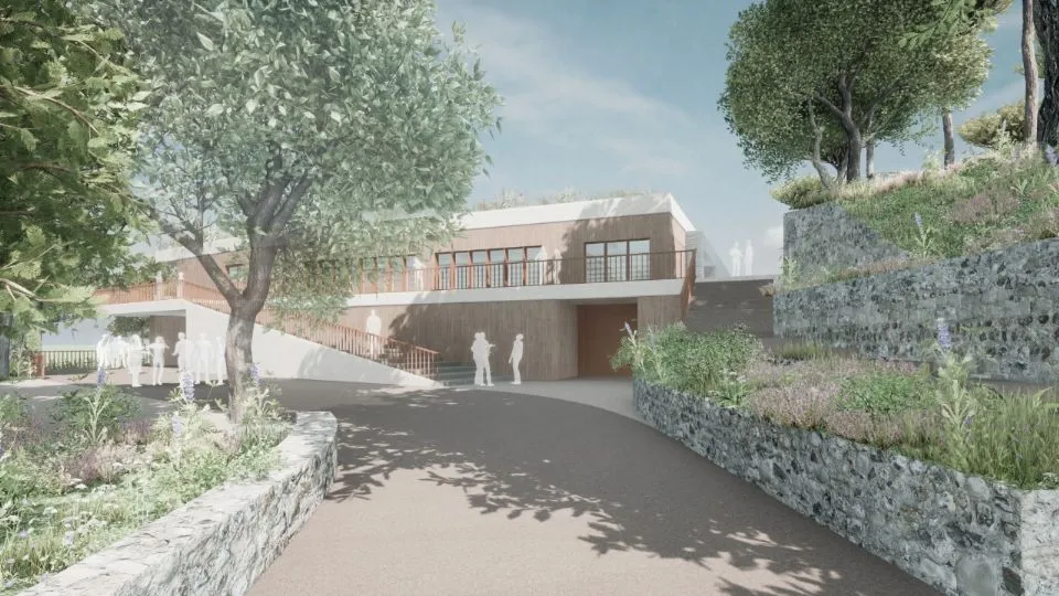 il rendering del Paradiso