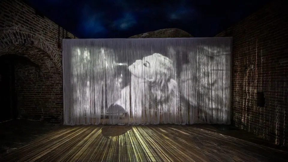 l’interno del museo Fellini
