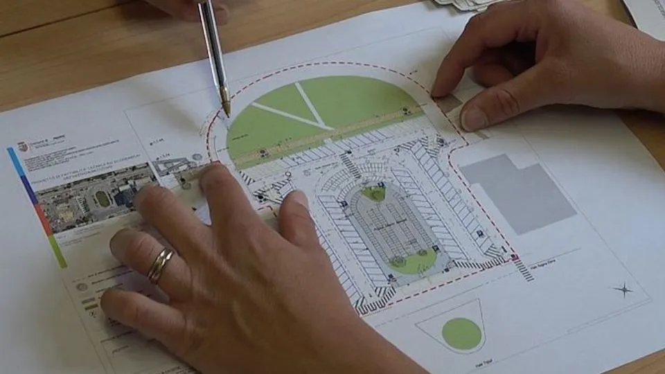 il progetto a raso su piazza Marvelli