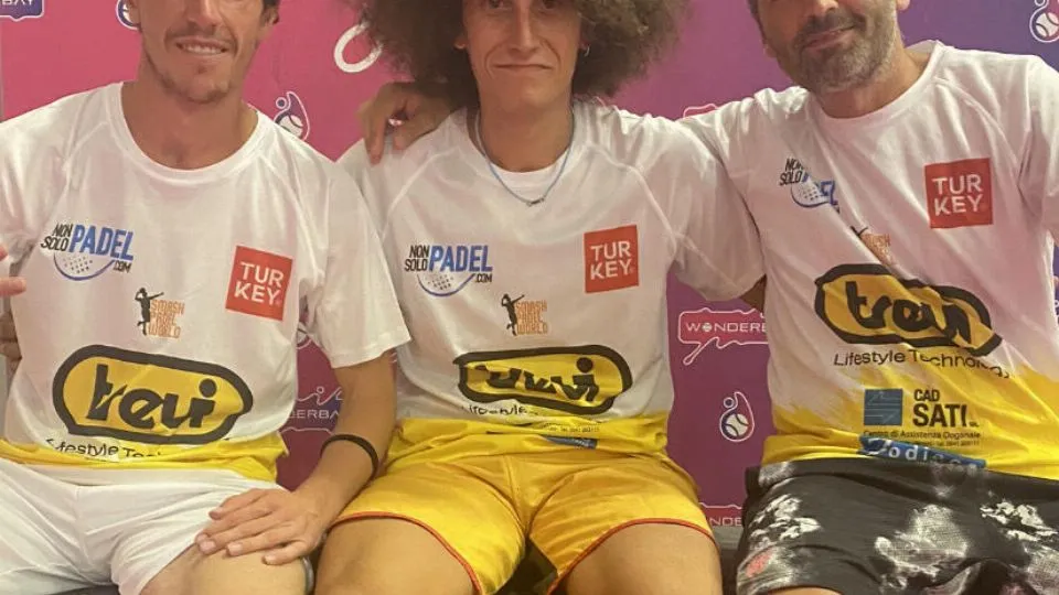 Il podio finale: 1° Nuti, 2° Gessaroli, 3° Brasini