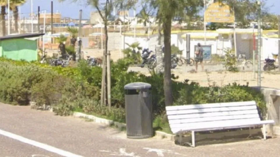 il lungomare di Rimini
