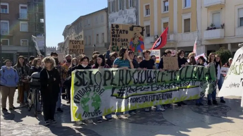 la manifestazione di oggi