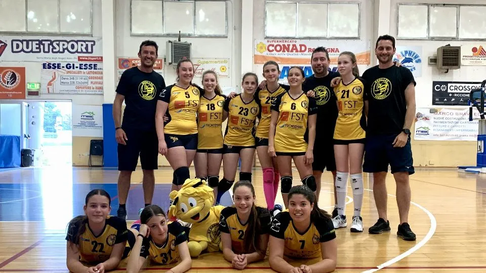 L’Under 13 femminile del BVOLLEY
