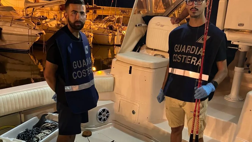 il tonno sequestrato
