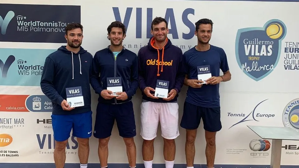 La premiazione del doppio a Palmanova