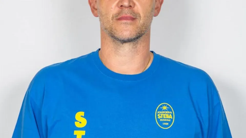 Roberto Casoli, allenatore della Pol. Stella