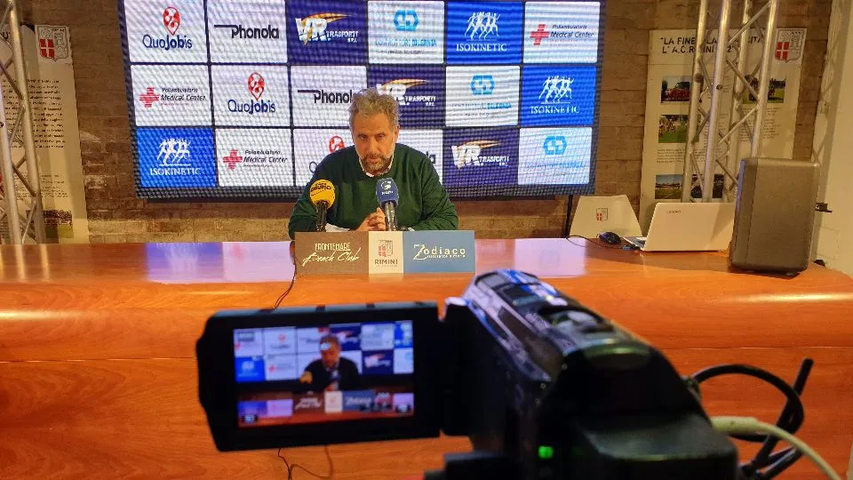 Marco Gaburro, allenatore del Rimini FC