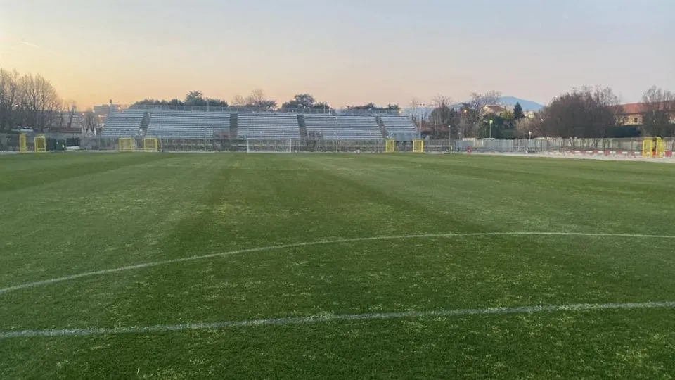Lo stadio “Lungobisenzio” (Foto AC Prato)