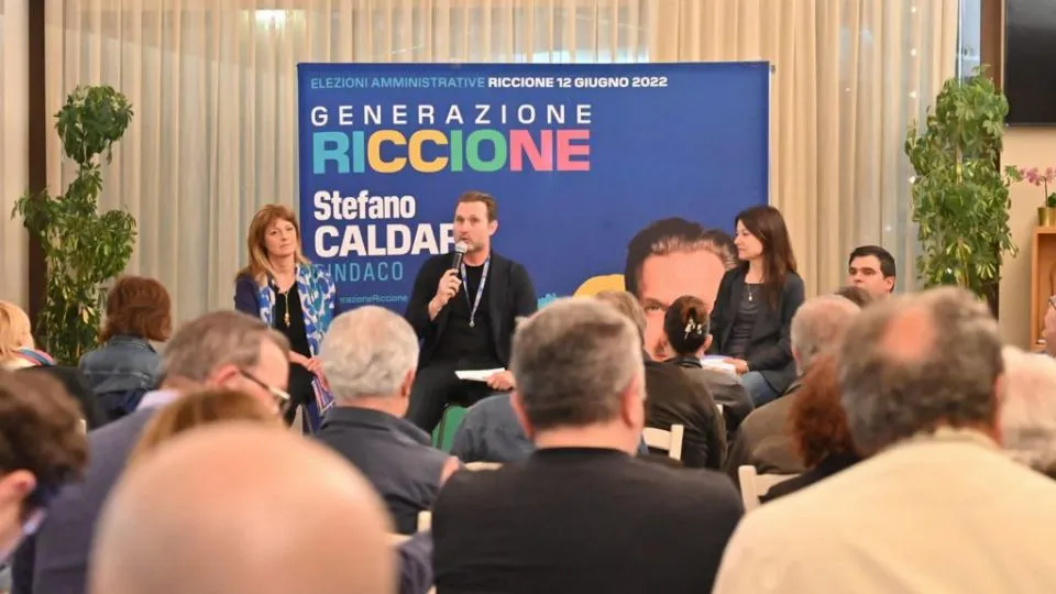 Per Caldari prima tappa al Marano per il tour elettorale
