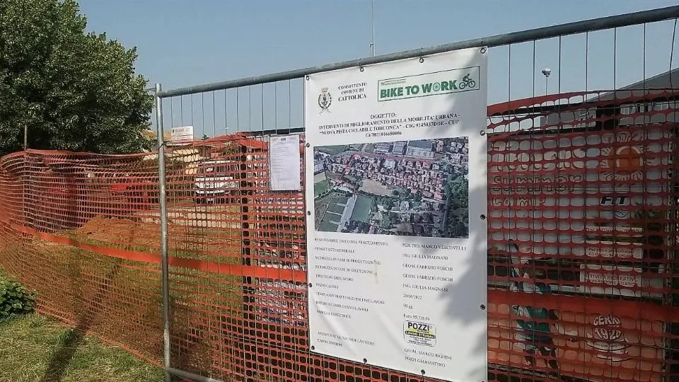 i lavori per la nuova ciclabile Torconca
