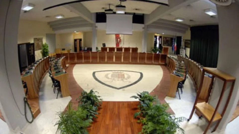 l’aula del Consiglio Comunale