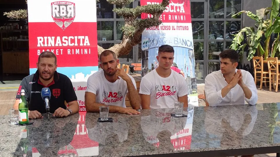 Davide Turci, Francesco Bedetti, Davide Meluzzi e Marco Rinaldi