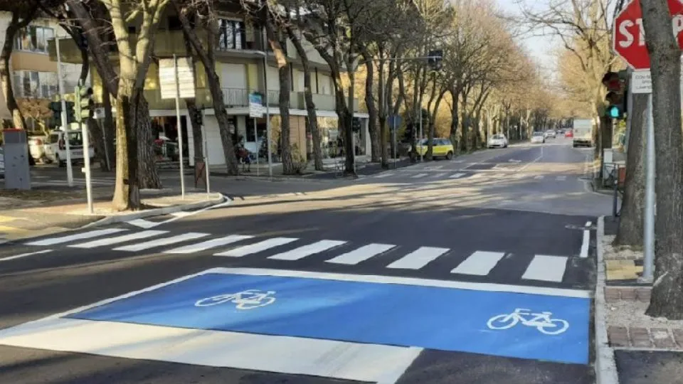 la casa protetta per le bici in via Castrocaro